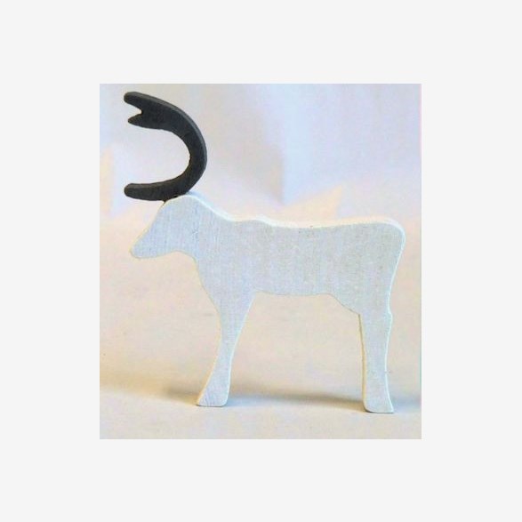 REINDEER STAND.90MM WHITE