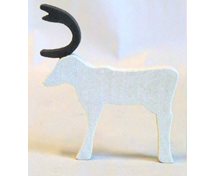 REINDEER STAND.90MM WHITE