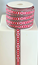 RIBBON 15CM REDWH.GREEN 25m/rulle